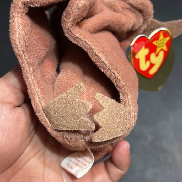 TY 4035 Beanie Babies BROWN "Batty" Bat RETIRED 1996 Many Rare Errors - Picture 16 of 16